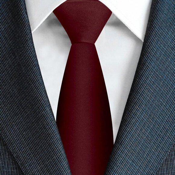 🆕Men's Purple Ties  3.15" (8CM) Necktie Plain Formal Business Ties - Picture 6 of 6